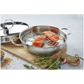 4-pc Stainless Steel Stovetop Smoker Set
