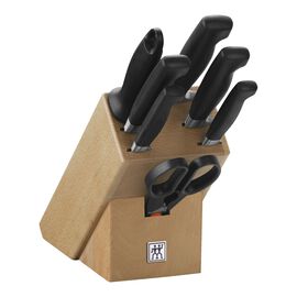 8-tlg, Messerblockset, Natur