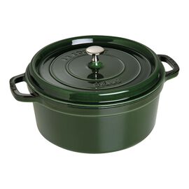7 qt, Round, Cocotte, Basil